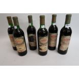 Six bottles, Chateau Hout-Badon Saint-Emilion 1971