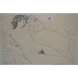 After Picasso, publisher's proof edition giclée print, ' L' Odalisque: Portrait of Genevieve Laporte