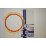 Frank Kupka, lithographic Limited Edition print titled, ' Circles ', unframed, 24ins x 18ins