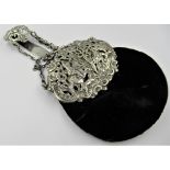 London silver mounted chatelaine/purse