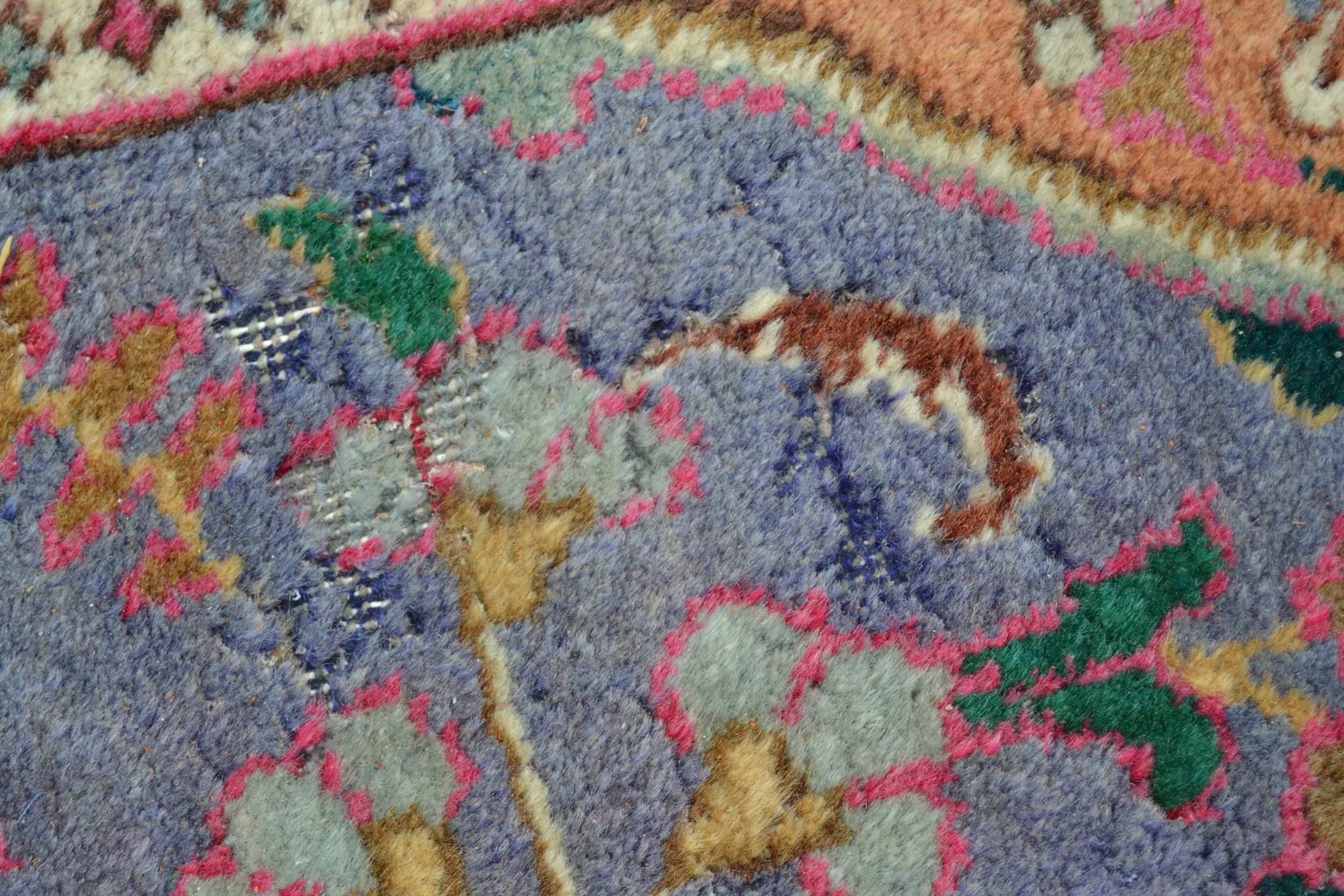 Large Tabriz carpet with a medallion and all-over polychrome floral design, 16ft x 10ft - Bild 7 aus 9