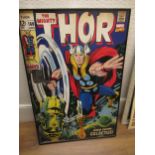 Reproduction framed poster print, Marvel ' The Mighty Thor ', by Pyramid