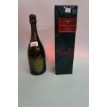 One bottle, Moet & Chandon Dom Perignon champagne, vintage 1982 and one bottle, Moet & Chandon