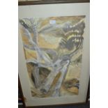Alasdair McMorrime, pair of artist signed Limited Edition lithographs, abstract studies, 28.5ins x