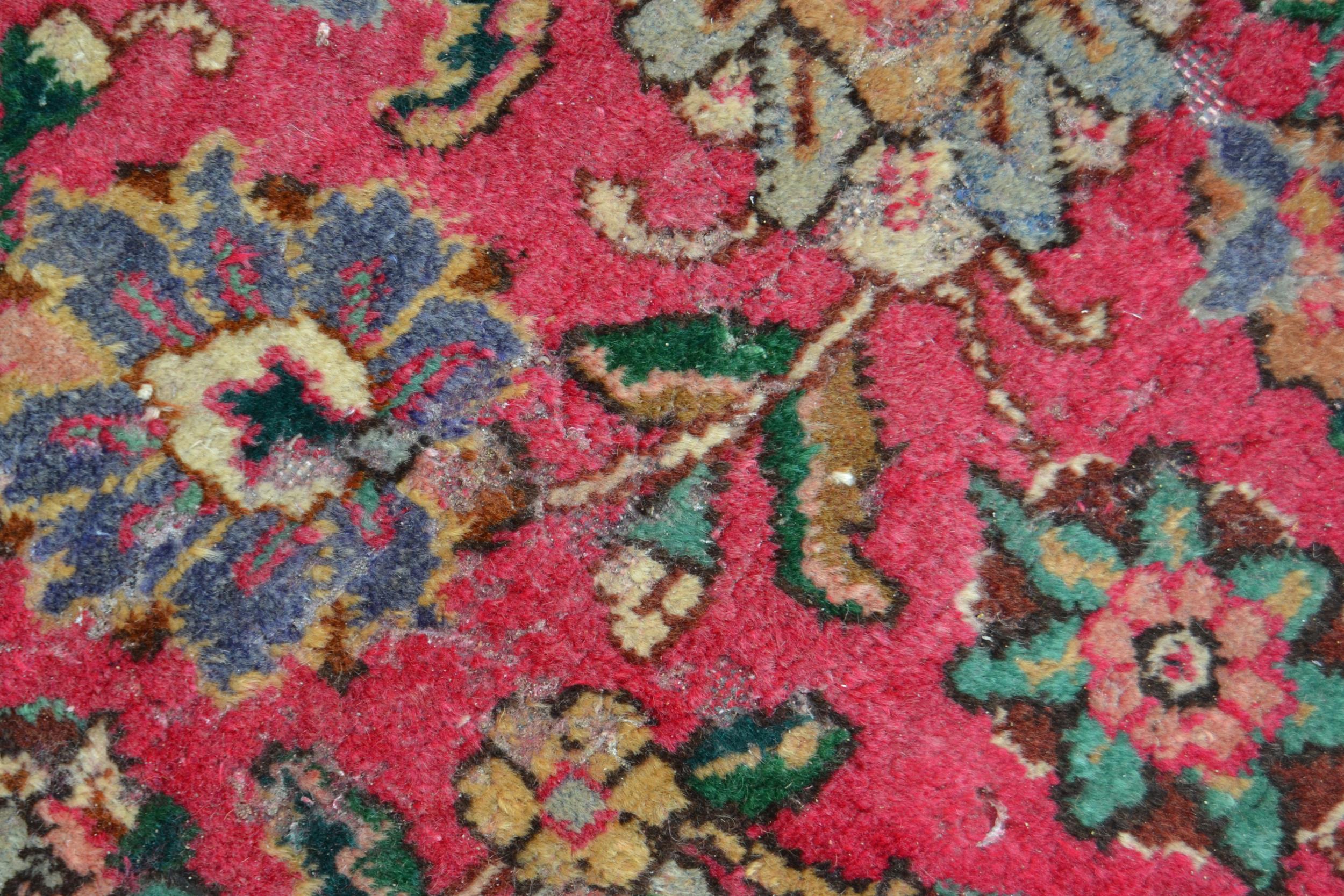 Large Tabriz carpet with a medallion and all-over polychrome floral design, 16ft x 10ft - Bild 6 aus 9