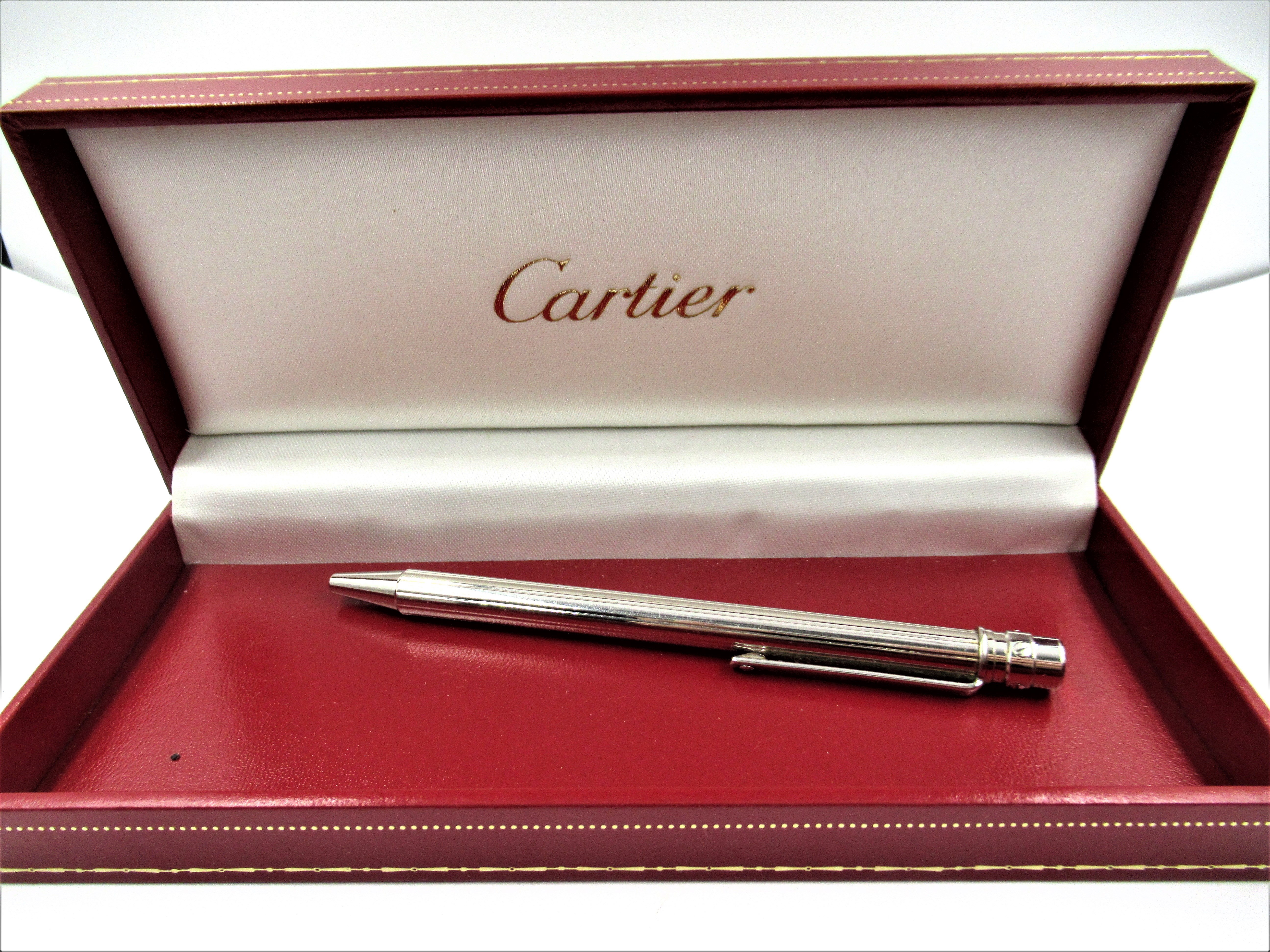 Cartier Santos ballpoint pen in original box