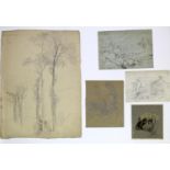 FREDERICK WILLIAM HULME (1816-1884) A FOLIO OF APPROX. 80 SKETCHES AND STUDIES comprising