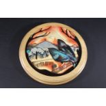 LARGE MOORCROFT TRIAL PLAQUE - STARLING a large trial plaque in the Starling design, the plaque