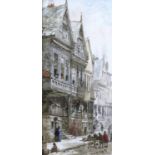 LOUISE RAYNER (1832-1924) CHESTER Signed, watercolour 26.5 x 12cm. Provenance: London, The Fine
