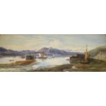 EDWIN MOORE (1813-1893) EAST TARBERT HARBOUR Signed twice with initials, bears pencil inscription
