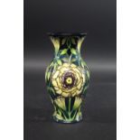 MOORCROFT VASE - EUSTOMA designed by Carole Lovatt for the Connoisseur Collection in June 2004.