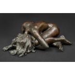 DESMOND FOUNTAIN (BERMUDA, B 1946) a limited edition bronze figure Francoise, the bronze lady