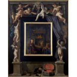 CORNELIS DE MAN (1621-1706) & JACOB VAN SPREEUWEN (1611-c.1650/60) SELF PORTRAIT OF THE ARTIST AT AN