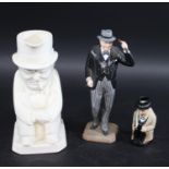 COPELAND SPODE TOBY JUG - WINSTON CHURCHILL a Copeland Spode white toby jug in the form of Winston