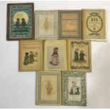 Greenaway, Kate. A collection of nine almanacks, comprising; 1883, 1884, 1886, 1889, 1891, 1893-1895