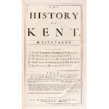 Harris, John. The History of Kent. In Five Parts, volume one [all published], first edition,