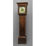 A MAHOGANY LONGCASE CLOCK BY EDWARD UPJOHN OF EXETER, the brass dial with silvered chapter ring