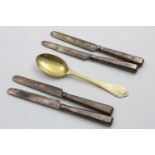 A WILLIAM III / QUEEN ANNE, SILVERGILT, WAVY-END SPOON with a plain rattail bowl and an engraved