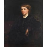 JAMES SANT, CVO, RA (1820-1916) PORTRAIT OF FRANCIS EGBERT HOLLOND (1860-1953) Seated three