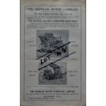 DAIMLER MOTOR SYNDICATE LTD. A very important (August ?) 1895 advertising broadsheet for the Daimler