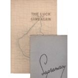 SUPREMACY M.G. A 16 page part colour brochure with tissue overlays and card covers illustrating