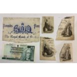 A SMALL COLLECTION OF ROYAL BANK OF SCOTLAND NOTES. A small collection comprising part proof of