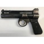 A WEBLEY JUNIOR AIR PISTOL. A Webley Junior .177 Series 2 2nd pattern air pistol marked to the