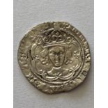 A HENRY VII (1485-1509) GROAT. A Henry VII Groat, Class llld, London Mint, mm. Anchor. Obv: One