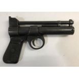 A WEBLEY JUNIOR AIR PISTOL. A Webley Junior .177 Series 2 first pattern air pistol marked to the