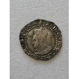 AN ELIZABETH I (1558-1603) PENNY. An Elizabeth I Penny, Fifth Issue, Tower Mint, mm. Bell. c.0.56g.