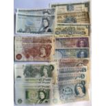 A COLLECTION OF BANK NOTES. A Bank of England Series C Portrait Issue £10.00 note M01 882562.