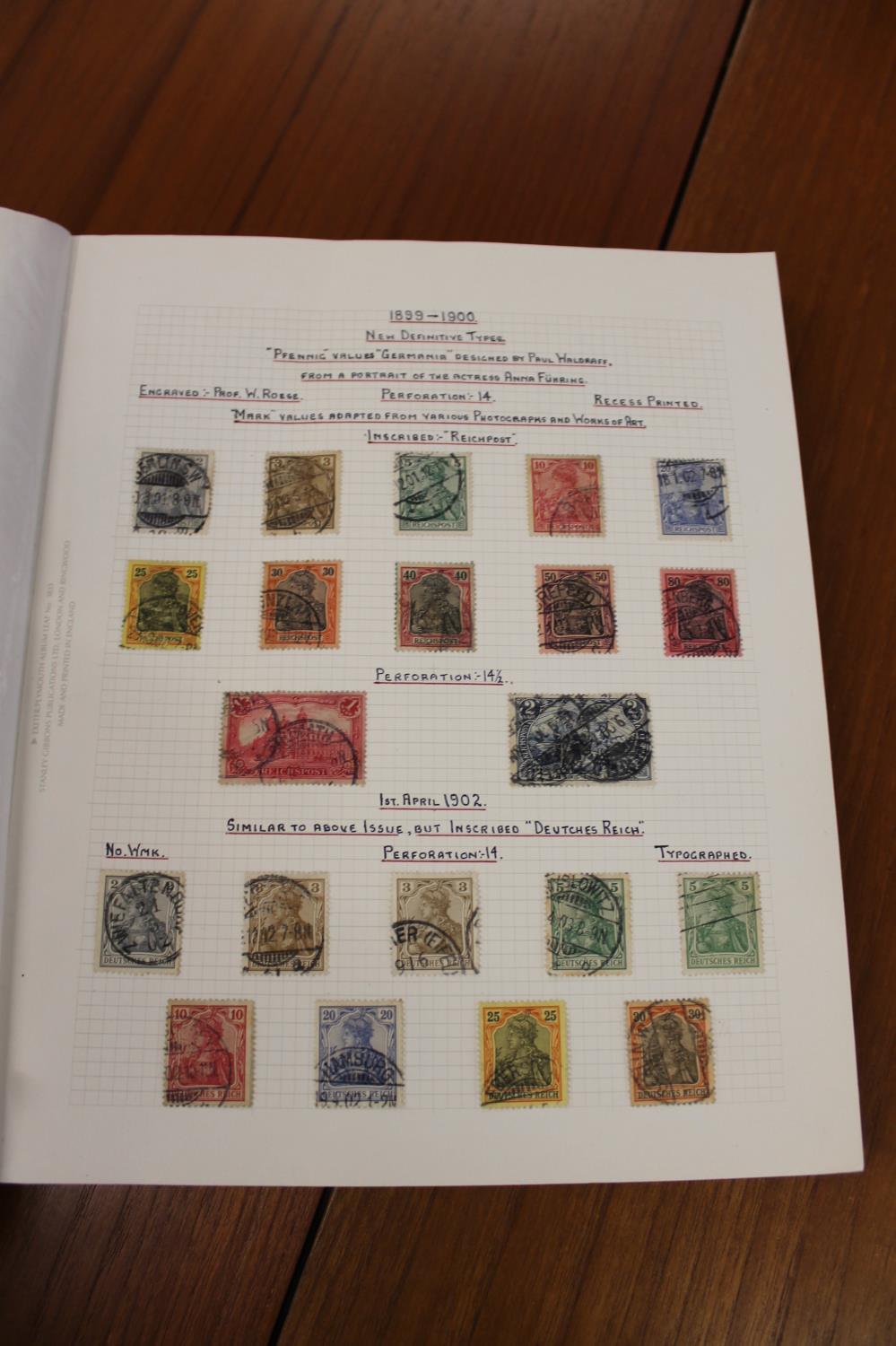 GERMAN & AUSTRIAN STAMP COLLECTION a large and comprehensive collection of 13 albums with used and - Image 13 of 29