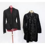VINTAGE CLOTHING a collection of late 19thc and early 20thc costume, including capes, jackets and