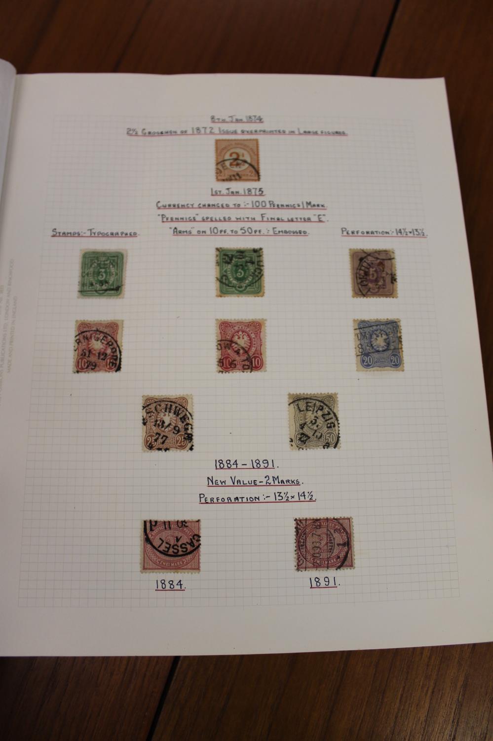 GERMAN & AUSTRIAN STAMP COLLECTION a large and comprehensive collection of 13 albums with used and - Image 11 of 29