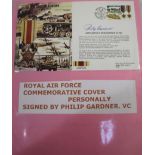 MILITARY & ROYAL AIR FORCE SIGNED FIRST DAY COVERS two albums with various signed covers,