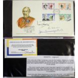 SIGNED MILITARY FIRST DAY COVERS - VC 2 interesting albums of first day covers signed by VC
