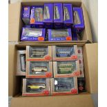 GILBOW EXCLUSIVE FIRST EDITIONS - MODEL BUSES & TRUCKS 2 boxes with approx 75 boxed models,