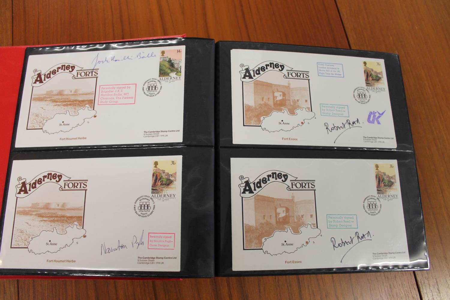 FIVE ALBUMS OF SIGNED FIRST DAY COVERS - AVIATION, MILITARY & OTHER EXAMPLES approx 435 covers in - Image 23 of 57