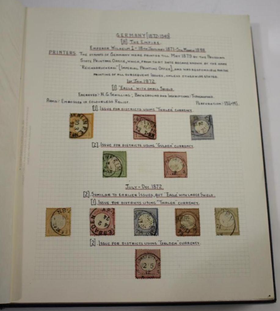 GERMAN & AUSTRIAN STAMP COLLECTION a large and comprehensive collection of 13 albums with used and