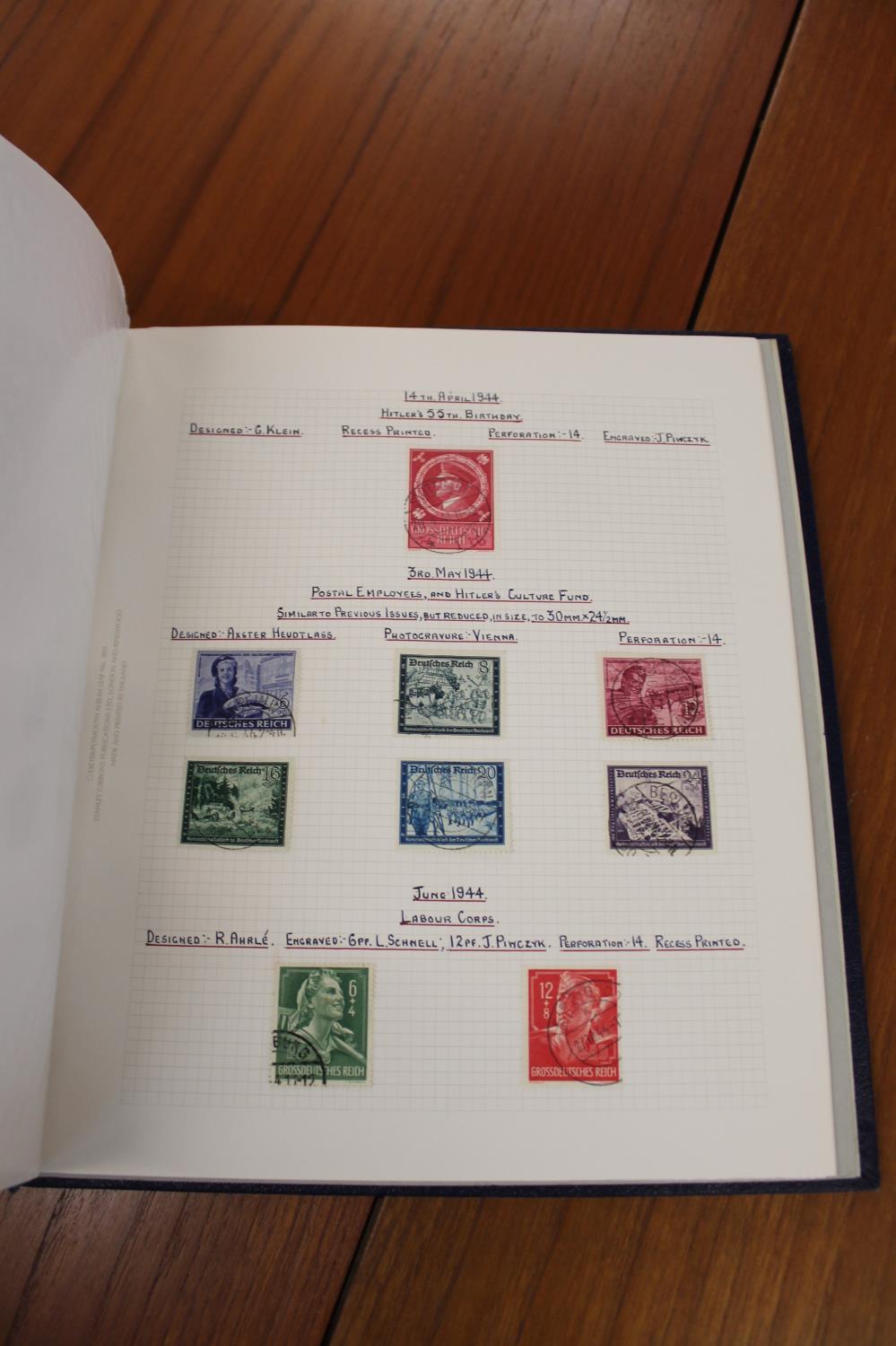 GERMAN & AUSTRIAN STAMP COLLECTION a large and comprehensive collection of 13 albums with used and - Image 16 of 29