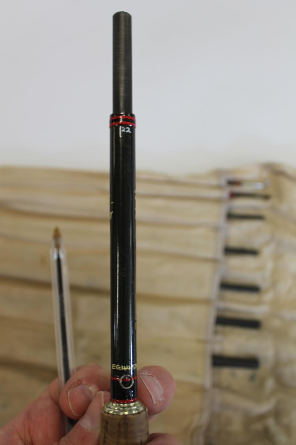 HARDY SMUGGLER TRAVELLING FISHING ROD a House of Hardy 9'5" Graphite Smuggler, in eight sections and - Image 9 of 20