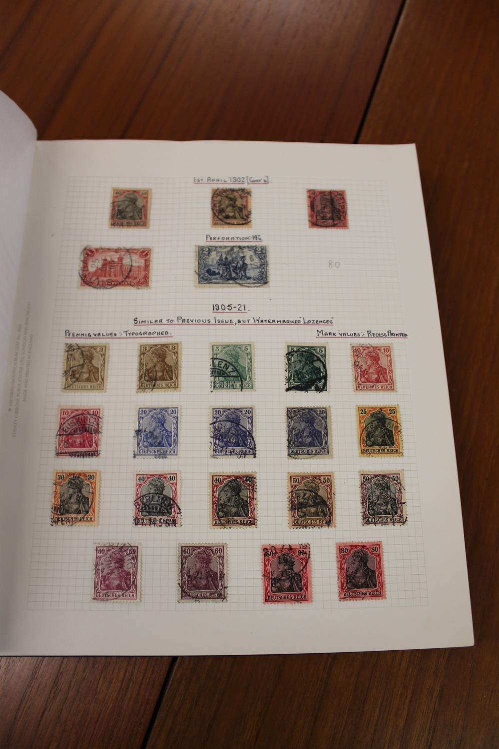 GERMAN & AUSTRIAN STAMP COLLECTION a large and comprehensive collection of 13 albums with used and - Image 14 of 29