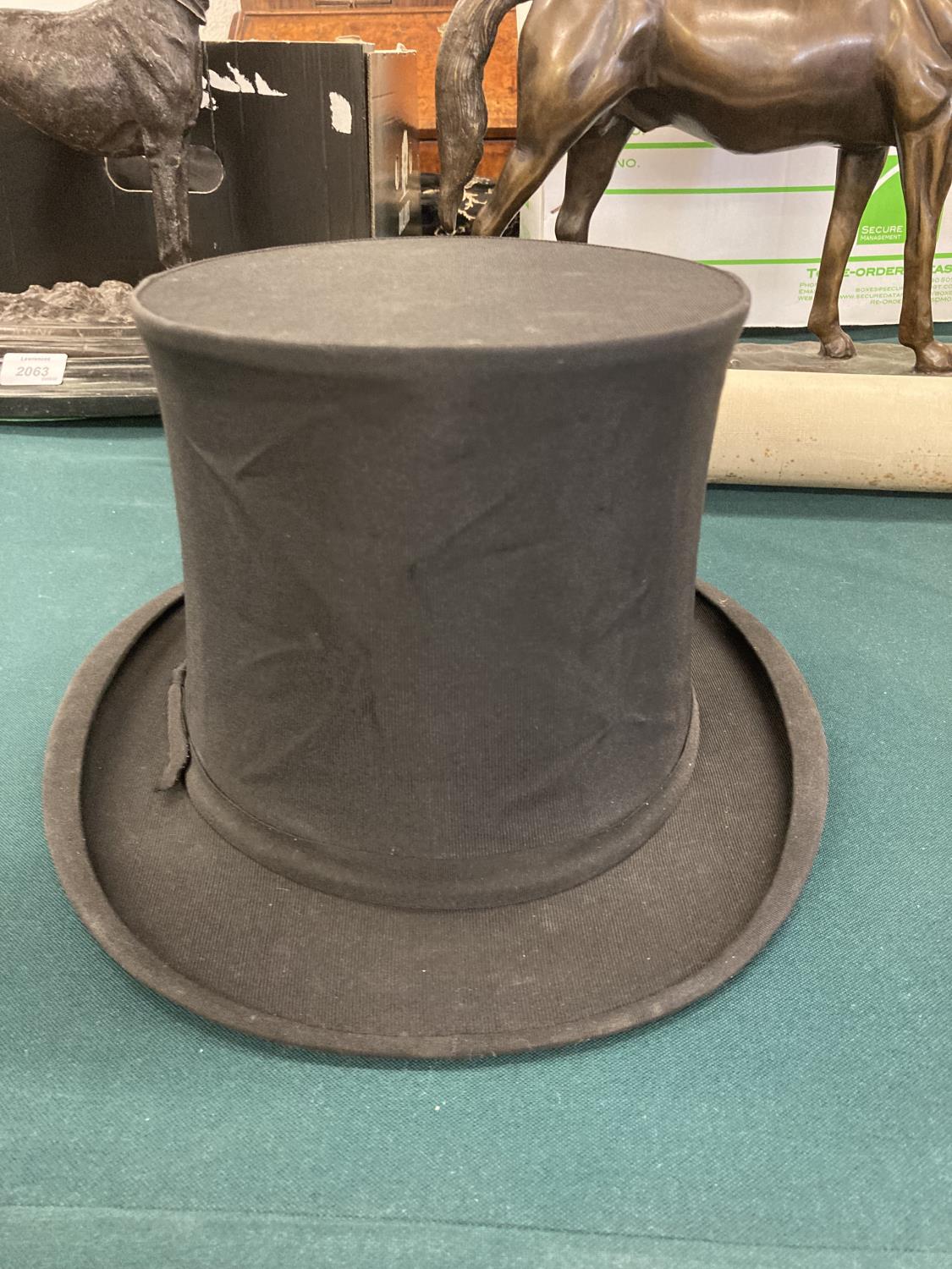 TOP HATS & BOWLER HAT including a black Top Hat by Lock & Co with box by the same maker, and a black - Image 16 of 20