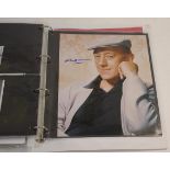 FILM STAR & THEATRE AUTOGRAPHS, SIGNED FIRST DAY COVERS & OTHER ITEMS 9 albums with various