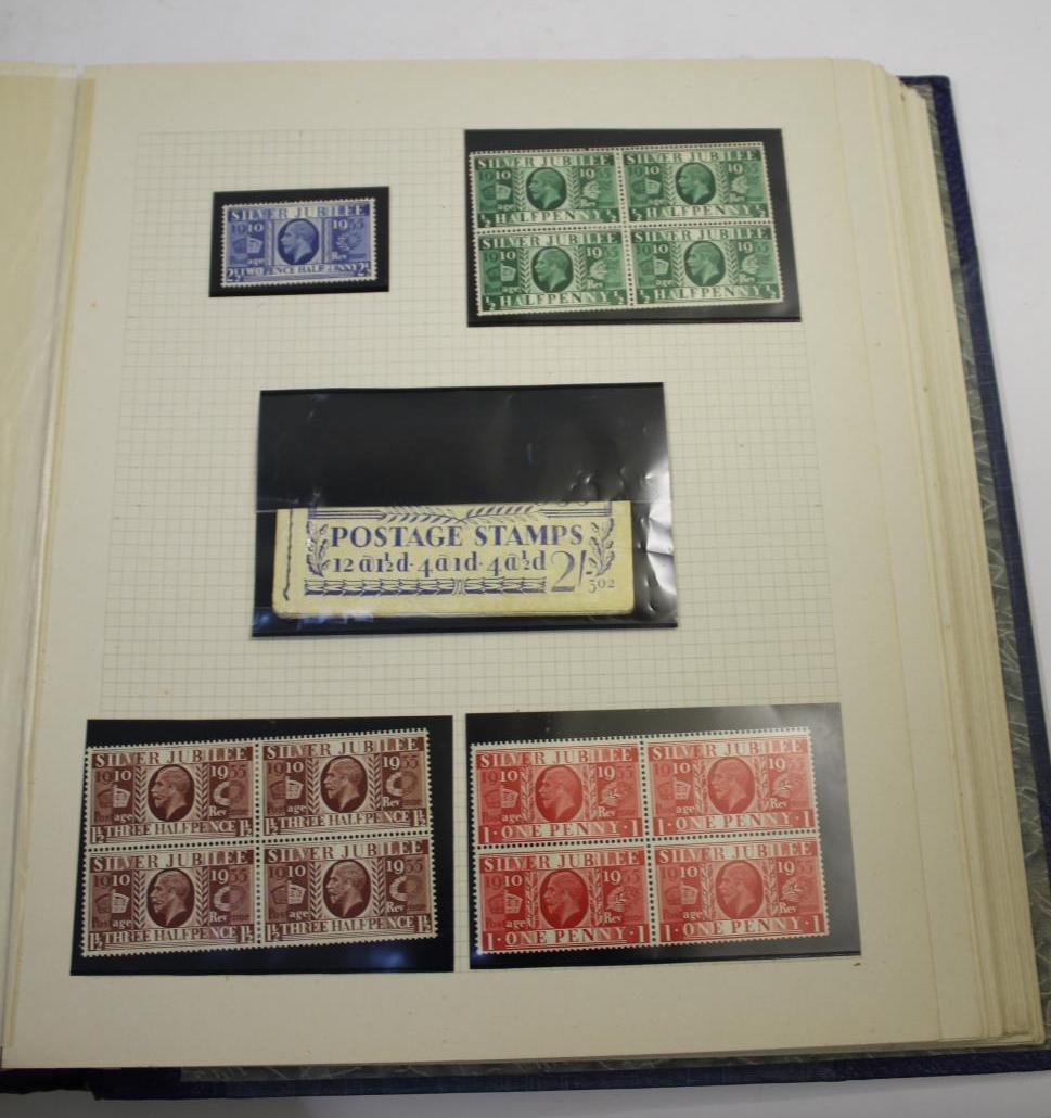 GREAT BRITAIN STAMPS 2 interesting albums with 19thc and 20thc used and mint stamps, from QV-QEII,
