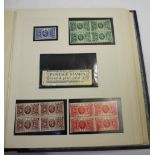 GREAT BRITAIN STAMPS 2 interesting albums with 19thc and 20thc used and mint stamps, from QV-QEII,