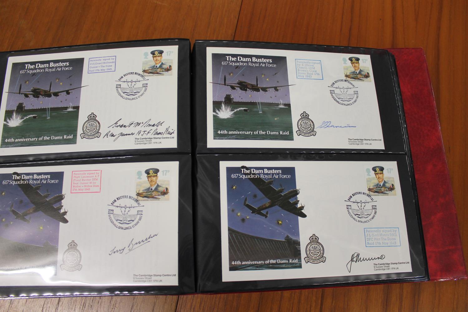 FIVE ALBUMS OF SIGNED FIRST DAY COVERS - AVIATION, MILITARY & OTHER EXAMPLES approx 435 covers in - Image 15 of 57