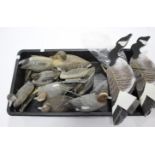 DECOY DUCKS & OTHER DECOYS a large qty of plastic Decoy Ducks (some which stack), Geese and Pigeons,