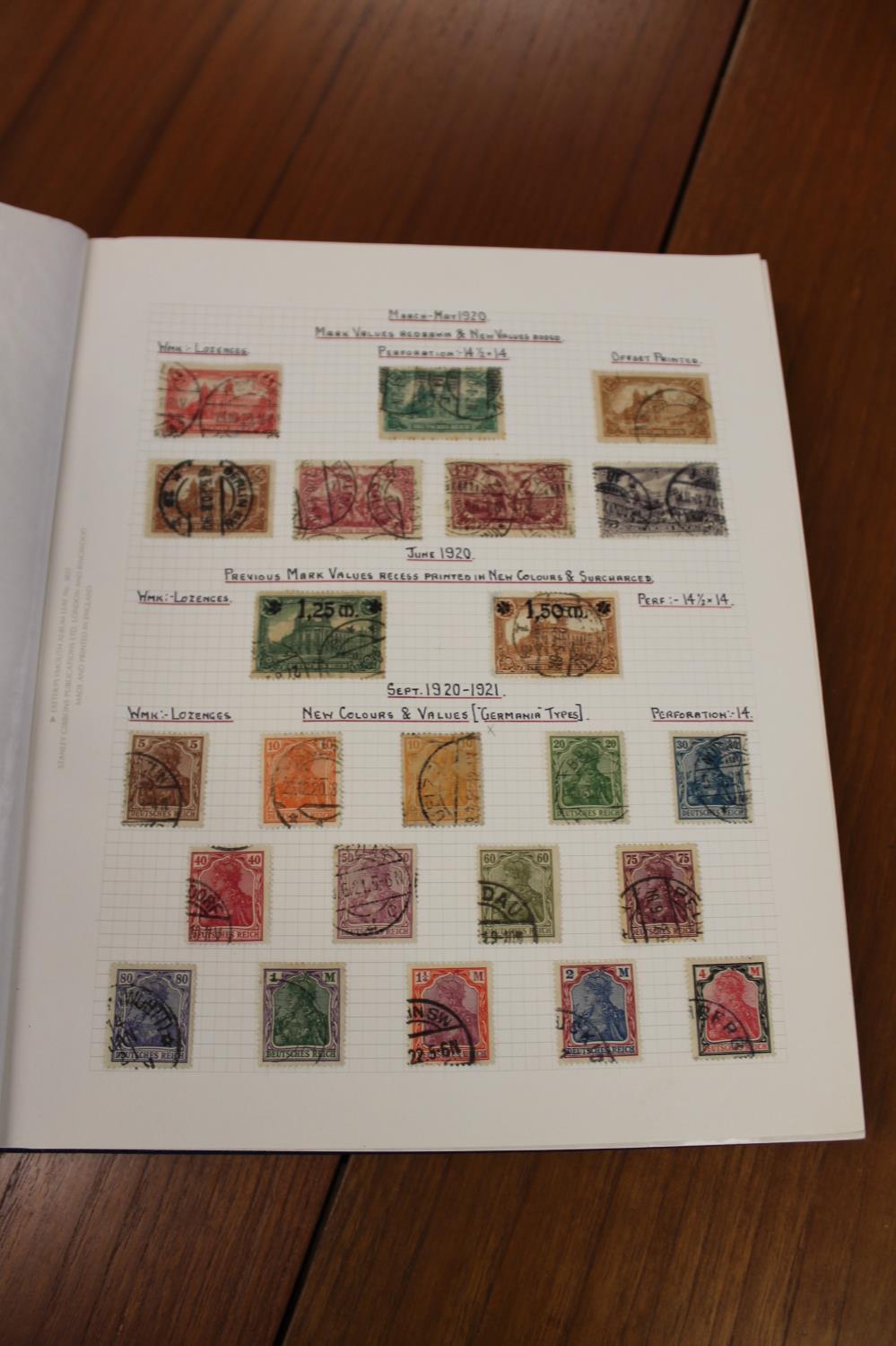 GERMAN & AUSTRIAN STAMP COLLECTION a large and comprehensive collection of 13 albums with used and - Image 15 of 29