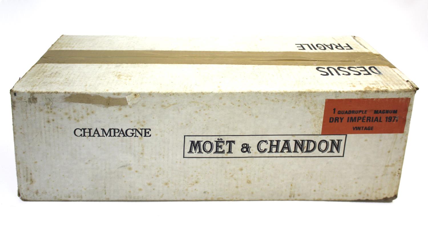 MOET CHANDON CHAMPAGNE 1971 - METHUSELAH two large unopened Methuselah (6 litres) of Moet & - Image 5 of 5
